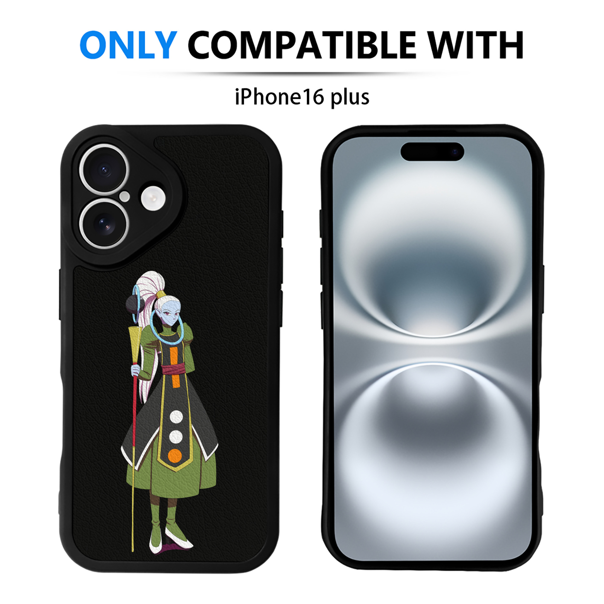 （画像用） ドラゴンボール DRAGON BALL 【iPhone 16シリーズ対応】シリコンスマホケース（レザー調） 材質：シリコン